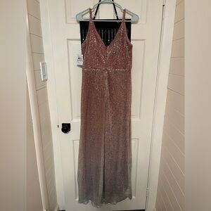 Nightway macys size 12 sequin dress new with tags